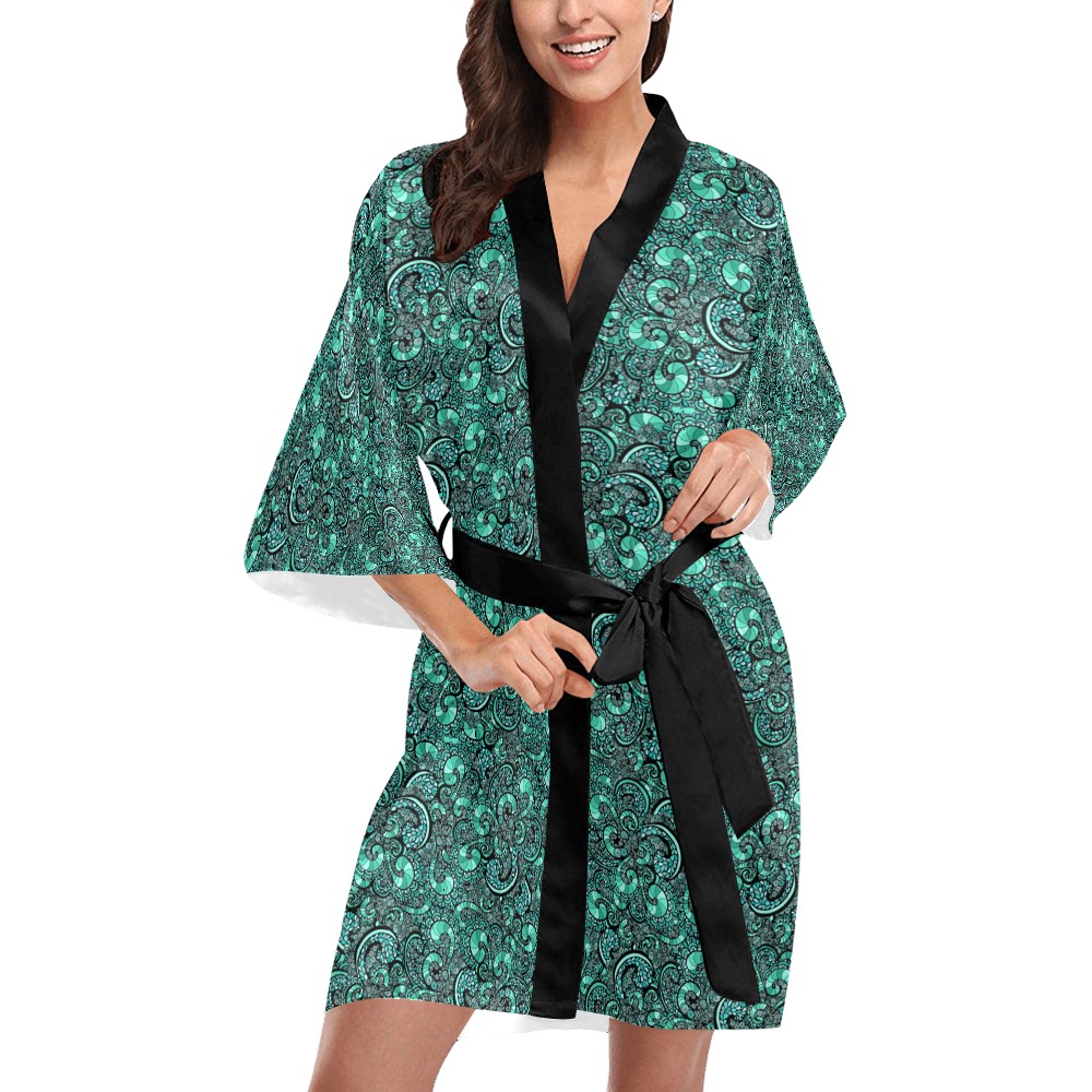 Seafoam Shores Kimono Robe