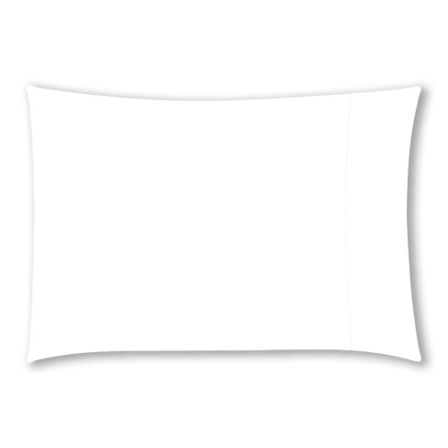 Cutout Shapes on White Abstract Custom Rectangle Pillow Case 20x30 (One Side)