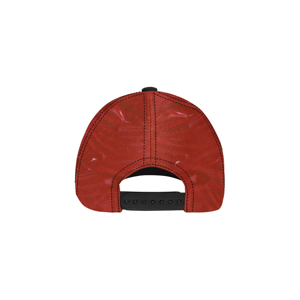 Red Wet Look by Nico Bielow All Over Print Dad Cap C (7-Pieces Customization)