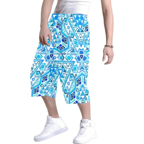fashion style Men's All Over Print Baggy Shorts (Model L37)