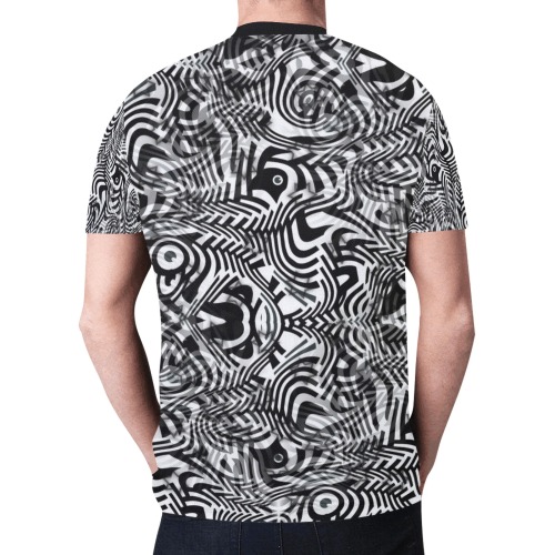 Zebra by Artdream New All Over Print T-shirt for Men (Model T45)