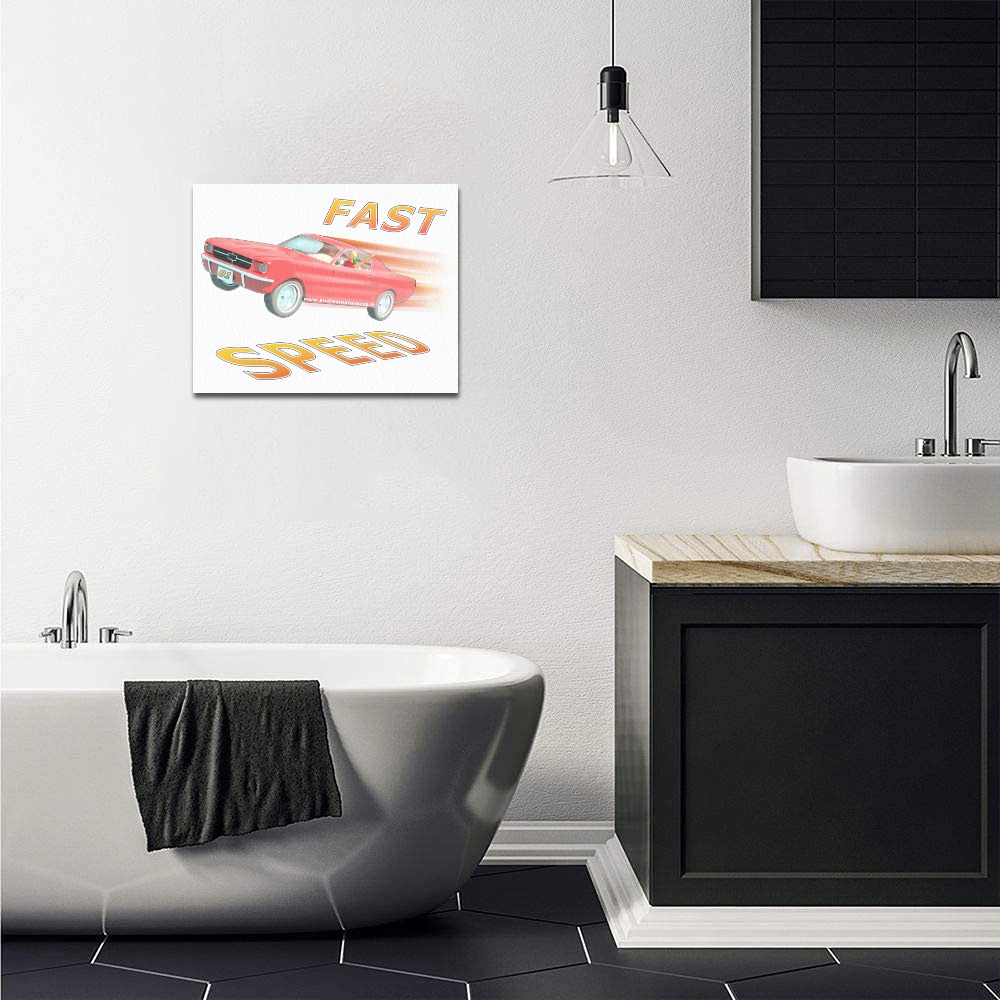 Fast and Speed 01 Canvas Print 10"x8"