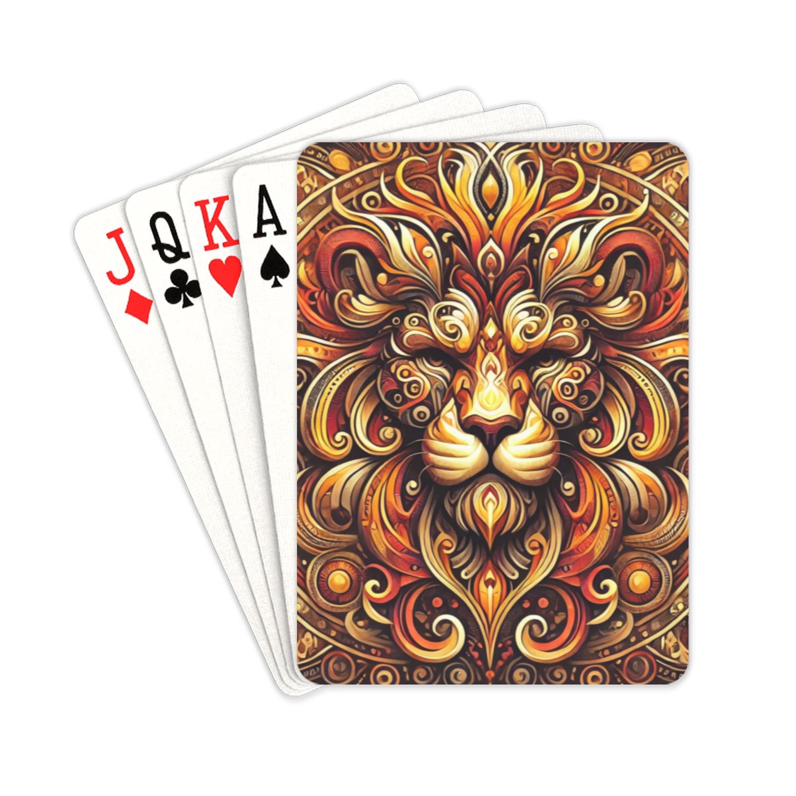 Lion Magical Deck of Cards Playing Cards 2.5"x3.5"