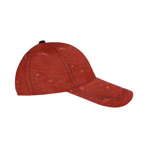 Red Wet Look by Nico Bielow All Over Print Dad Cap C (7-Pieces Customization)