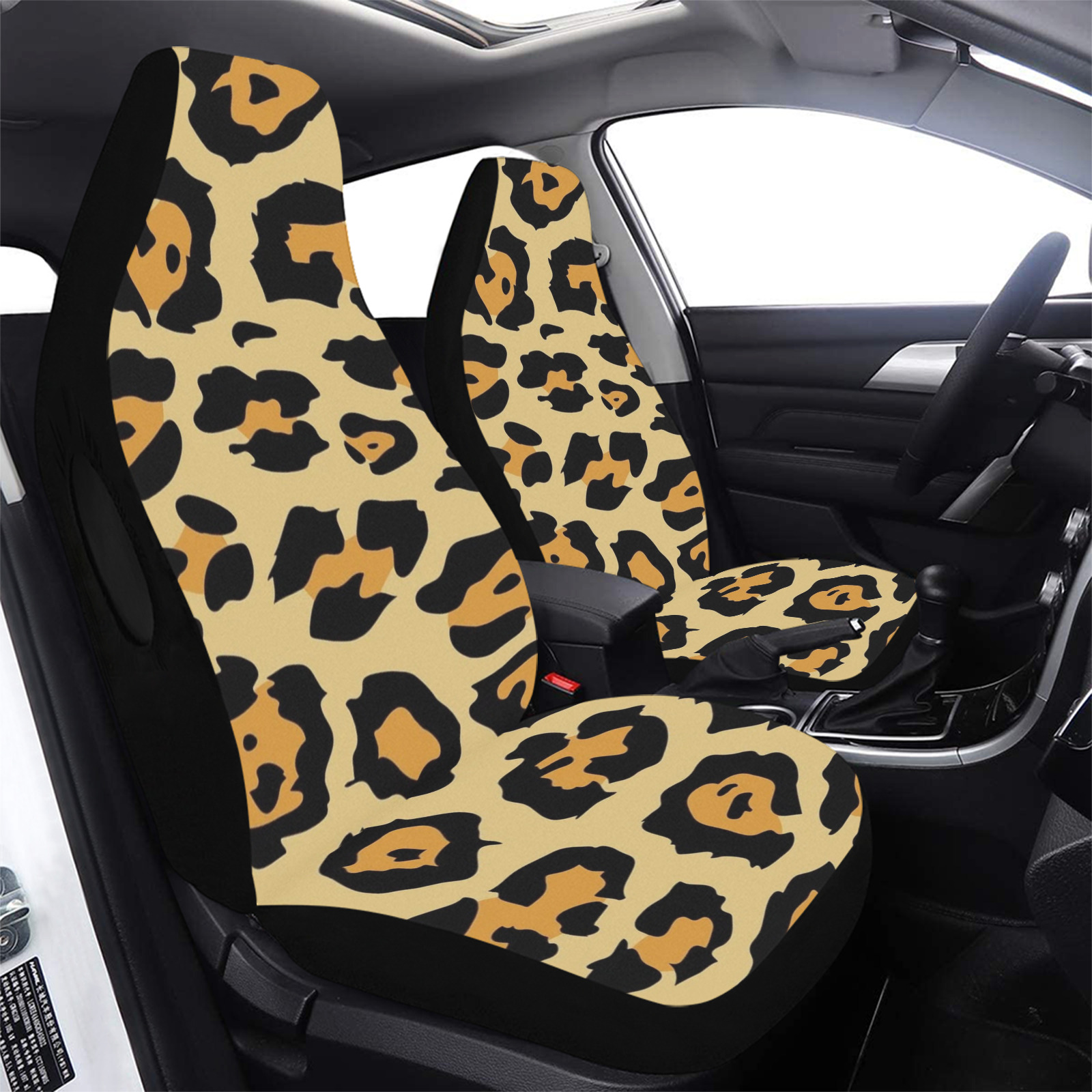 NICE PRINT1000000000000 Car Seat Cover Airbag Compatible (Set of 2)