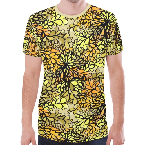 Citrus Splash New All Over Print T-shirt for Men (Model T45)