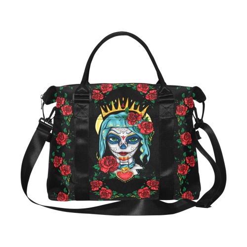 santa muerte Large Capacity Duffle Bag (Model 1715)