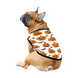 Pumpkins and Bats All Over Print Pet Tank Top