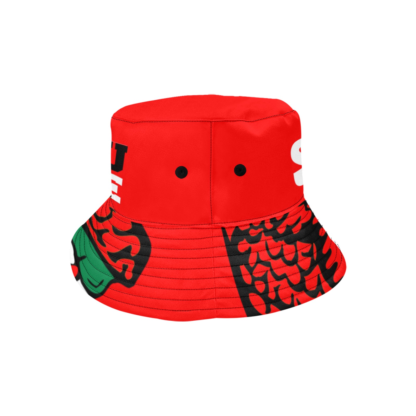 My HBCU MADE ME Red Bucket Unisex Summer Bucket Hat