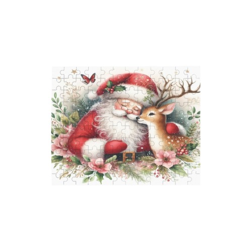 Santa And Reindeer 3