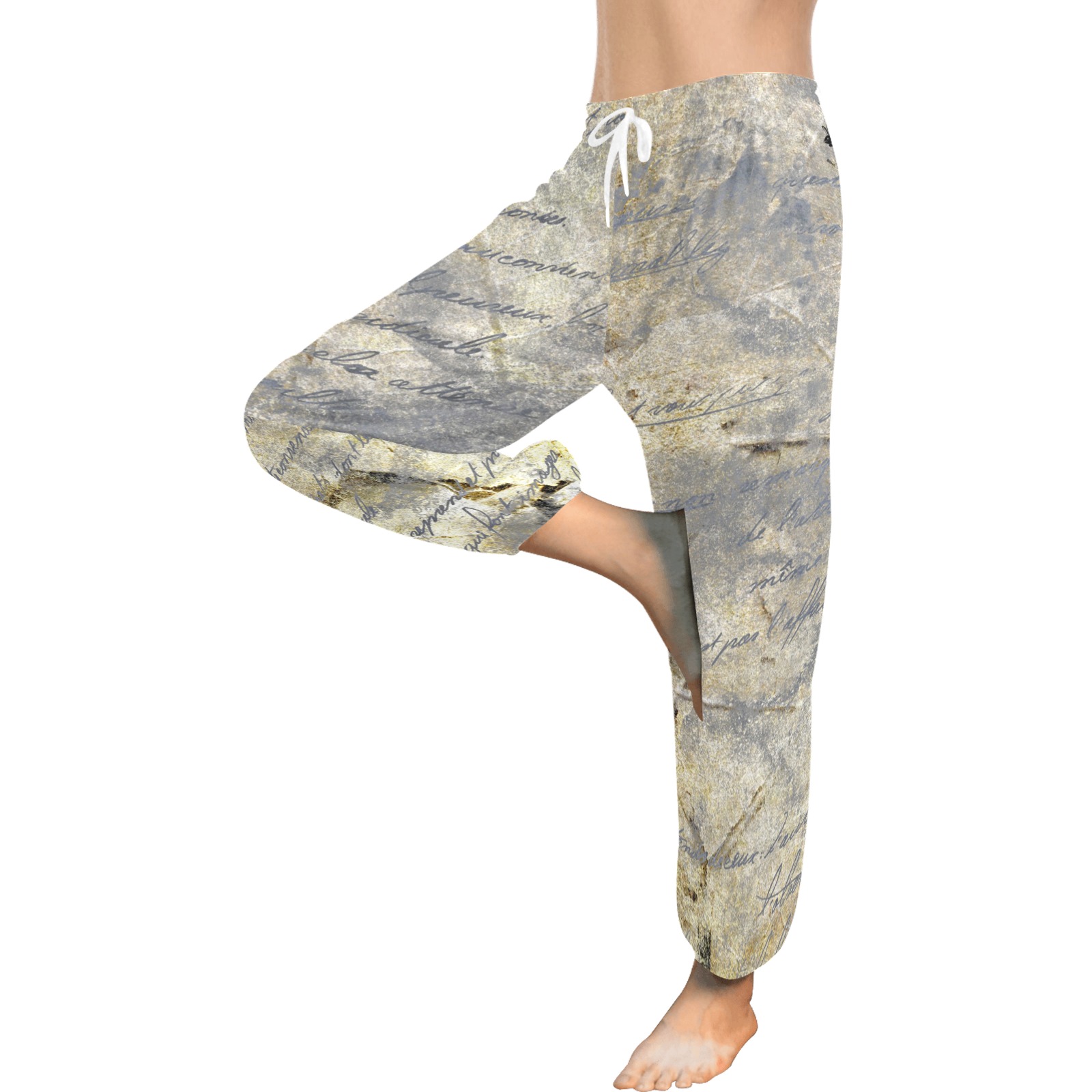 The Letter Women's All Over Print Harem Pants (Model L18)