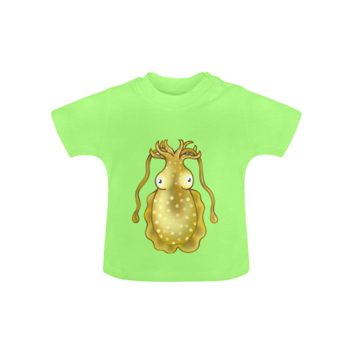 Sealife Cuttlefish Cartoon Baby Classic T-Shirt (Model T30)