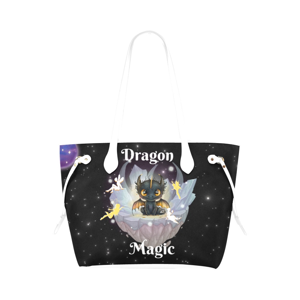 Dragon Magic Clover Canvas Tote Bag (Model 1661)