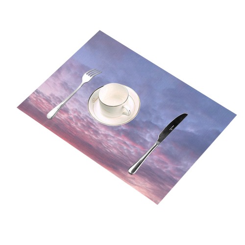 Morning Purple Sunrise Collection Placemat 14’’ x 19’’ (Set of 6)