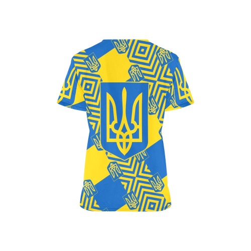 UKRAINE 2 All Over Print Scrub Top