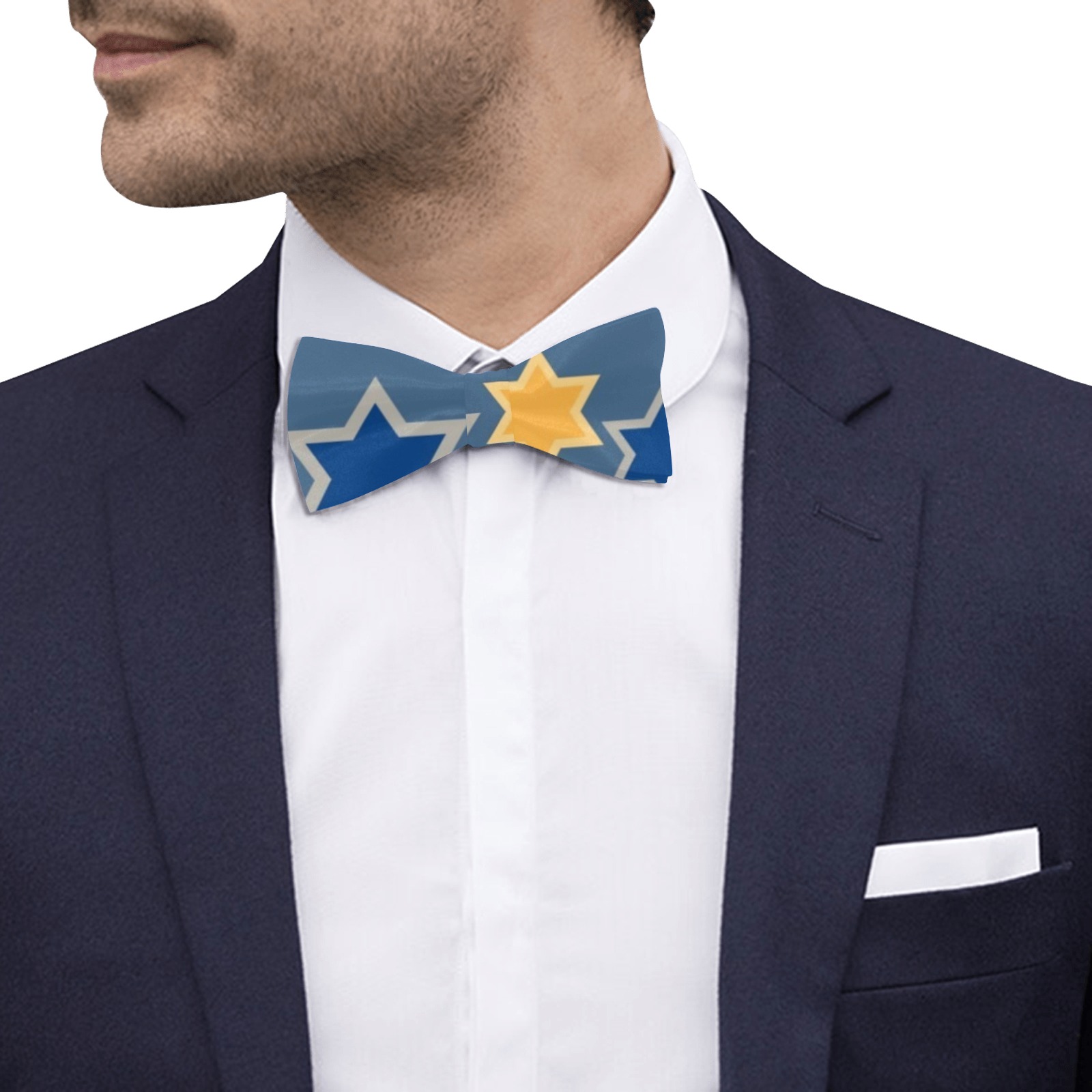Hanukkah bowtie Custom Bow Tie