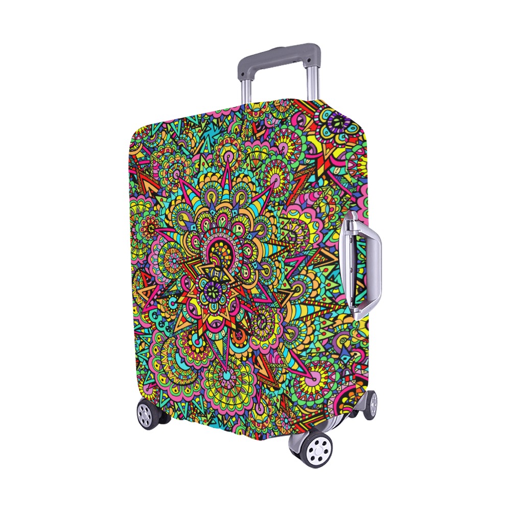 Psychic Celebration Luggage Cover/Medium 22"-25"