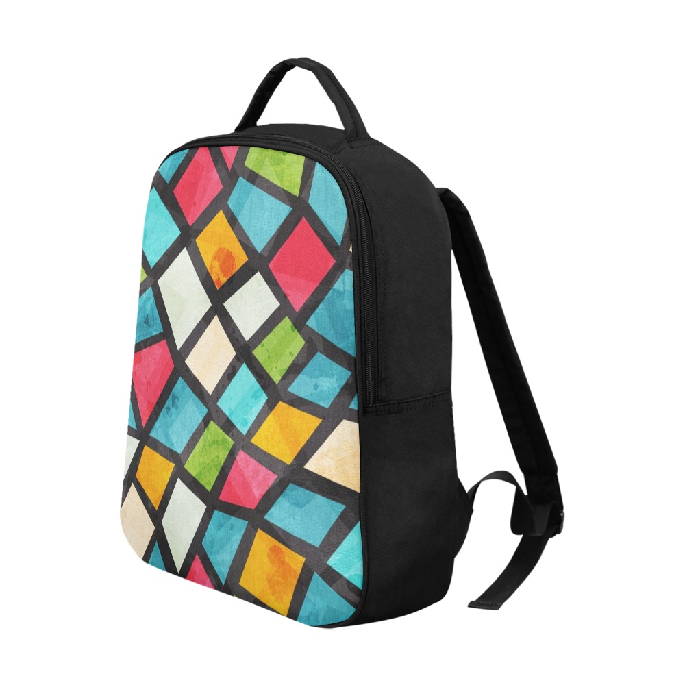 Colorful Abstract Art Popular Fabric Backpack (Model 1683)