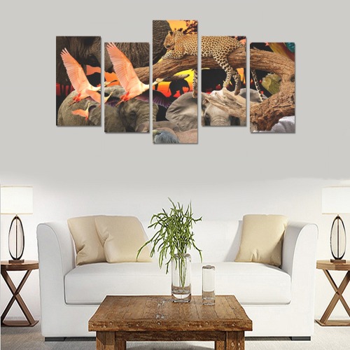 OUT OF AFRICA Canvas Print Sets E (No Frame)