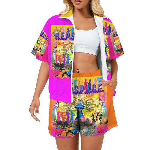 JNV REPSPACE WINDBREAKER ORANGE PINK LOGO