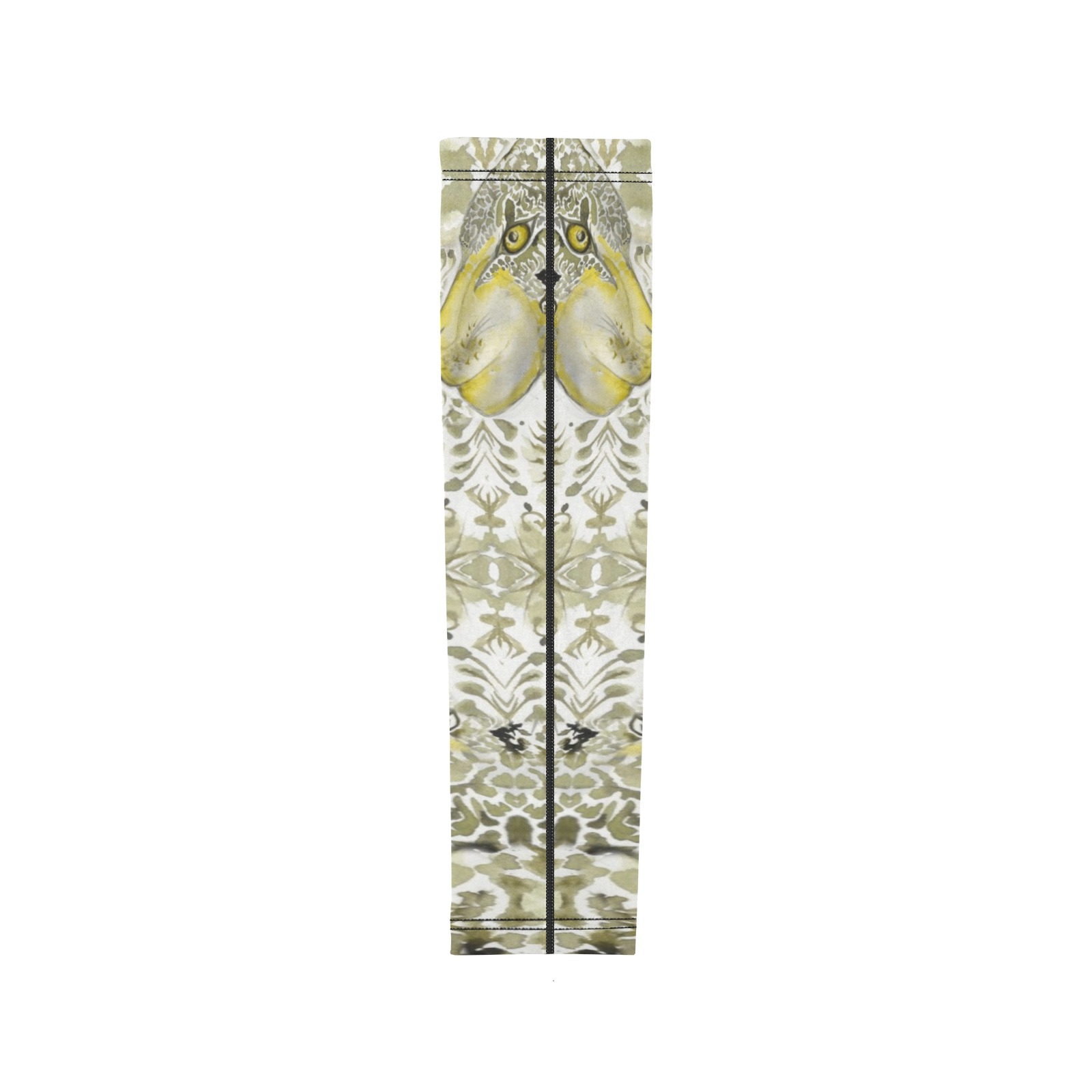 Nidhi December 2014-pattern 4-yellow-44x55 inches Arm Sleeves (Set of Two)