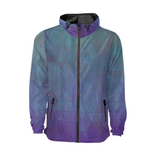 mosaic triangle 14 Unisex All Over Print Windbreaker (Model H23)