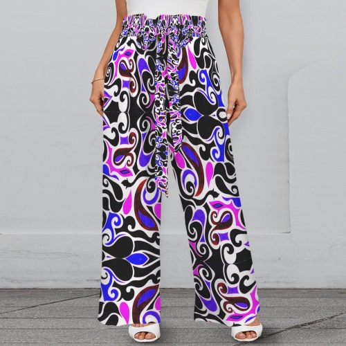 retro swirl bright color doodle