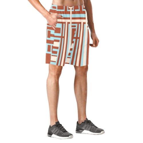 Model 1 Men's All Over Print Elastic Beach Shorts (Model L20)