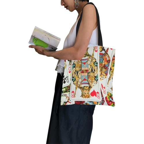 KINGS All Over Print Canvas Tote Bag/Small (Model 1697)
