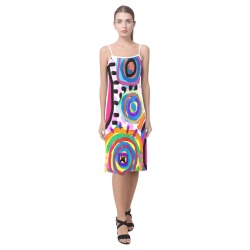 Funky Abstract Art to Wear Alcestis Slip Dress (Model D05)