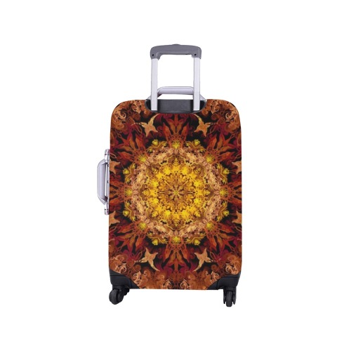 mandala light red Luggage Cover/Small 18"-21"