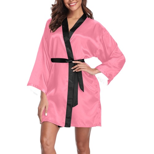 Bubblegum Long Sleeve Kimono Robe