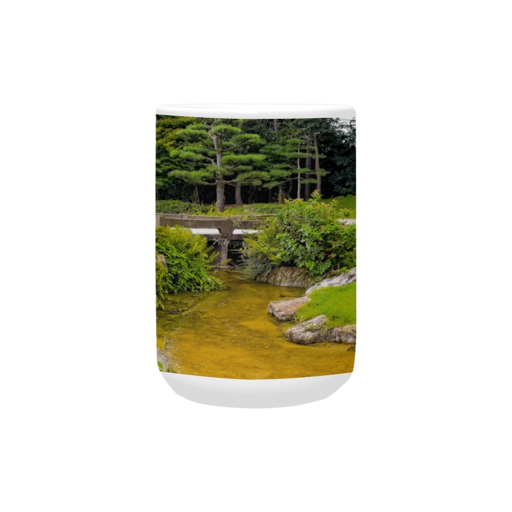 Japanese garden Custom Ceramic Mug (15OZ)