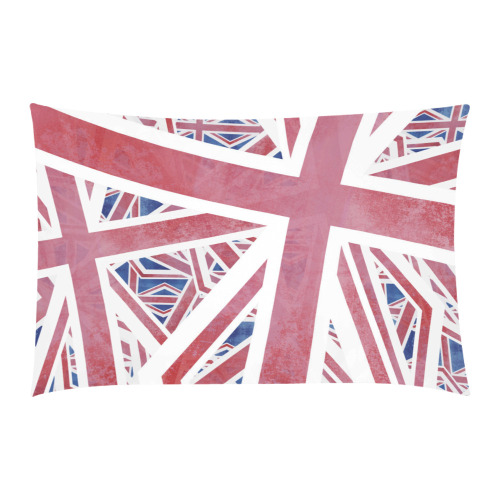 Abstract Union Jack British Flag Collage 3-Piece Bedding Set