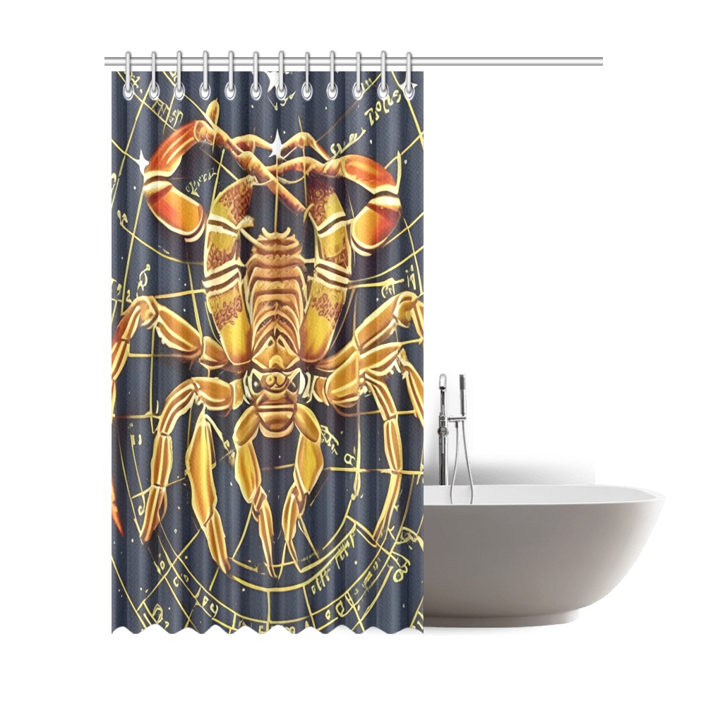 Scorpio Shower Curtain 72"x84"