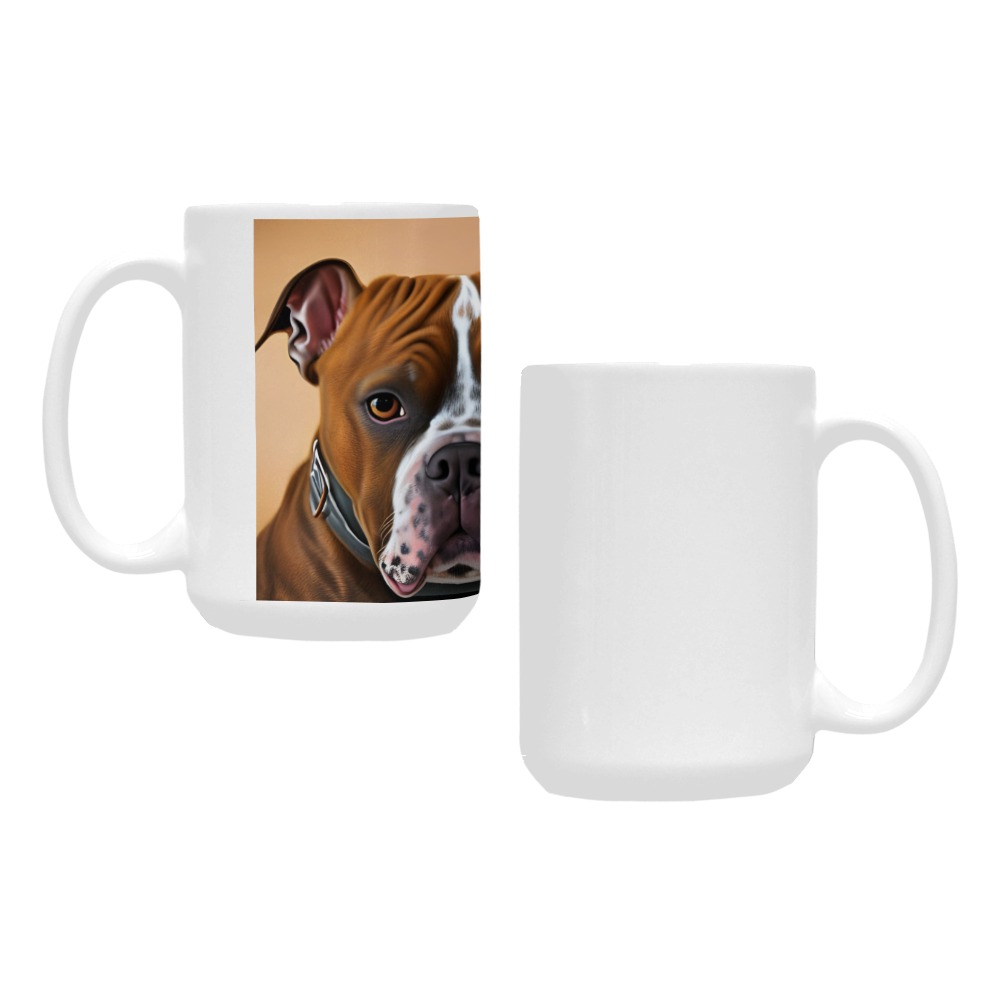 Bull Dog Custom Ceramic Mug (15OZ)