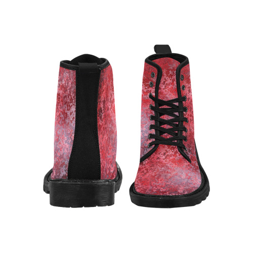 SPATTER Martin Boots for Women (Black) (Model 1203H)