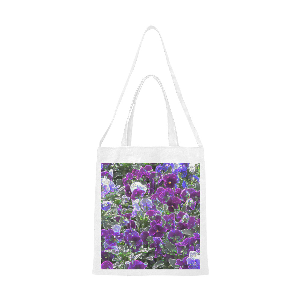 Field Of Purple Flowers 8420 Canvas Tote Bag/Medium (Model 1701)