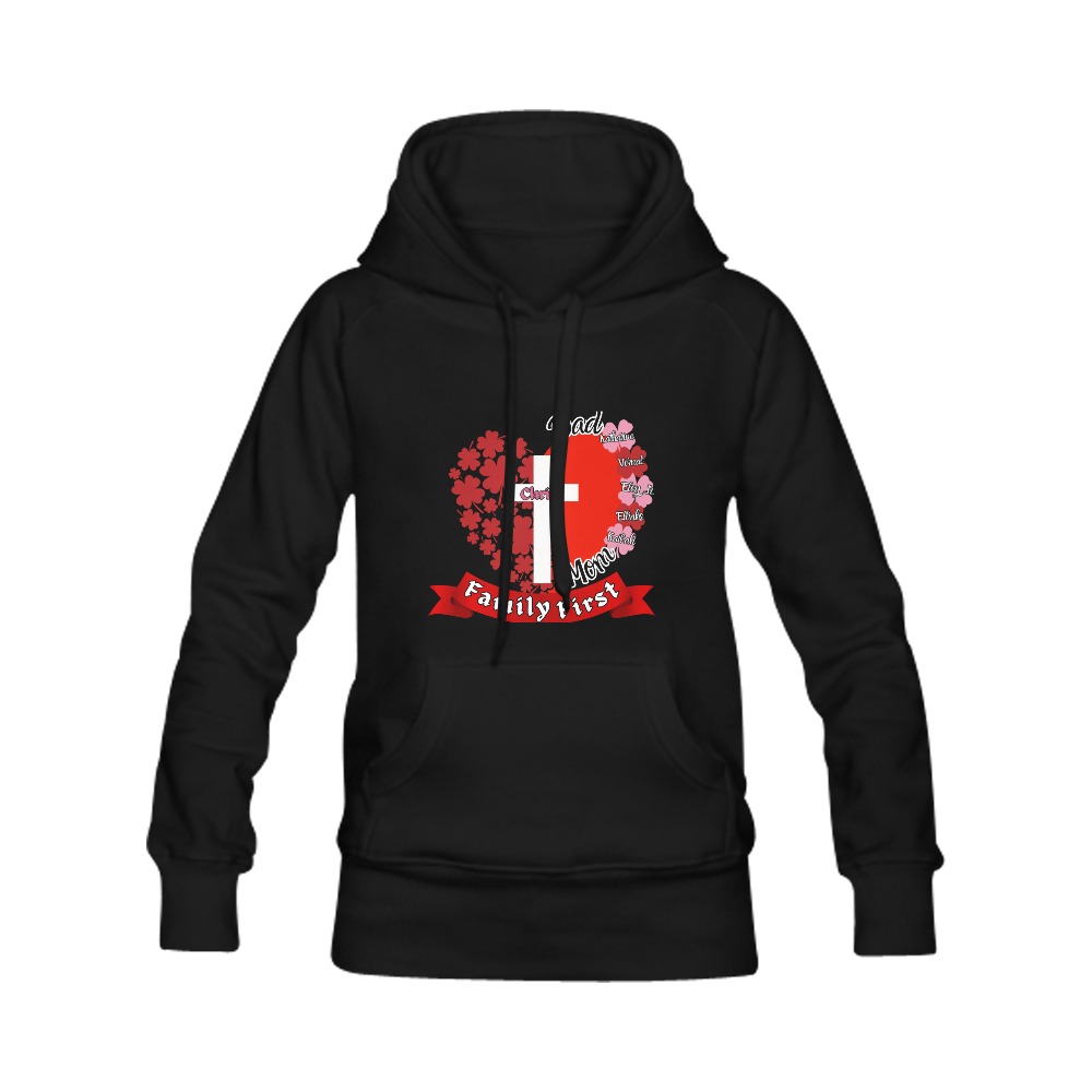 Valentines Front & Back Women's Classic Hoodies (Model H07)
