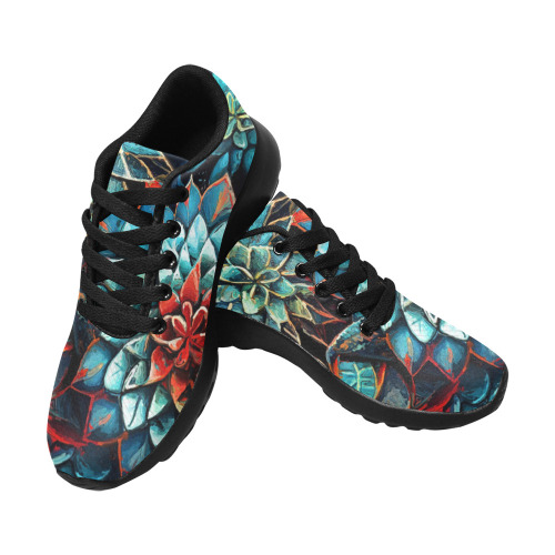 flowers botanic art (8) running shoes Men’s Running Shoes (Model 020)