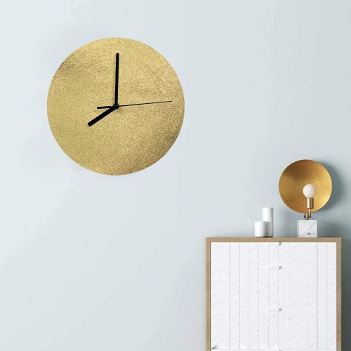 new-shiny-gold MDF Wall Clock