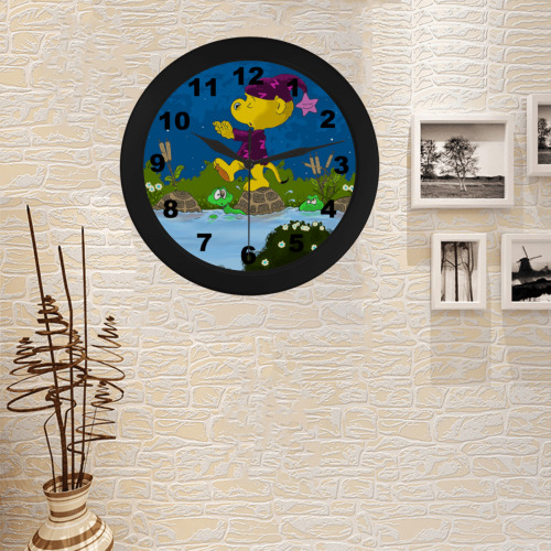 Ferald Sleepwalking Circular Plastic Wall clock