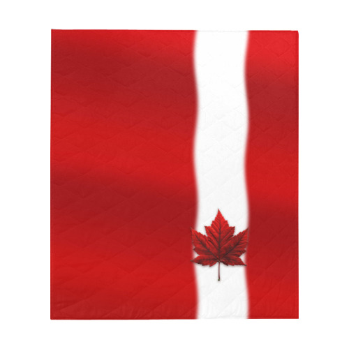 Canada Flag Quilt Quilt 60"x70"