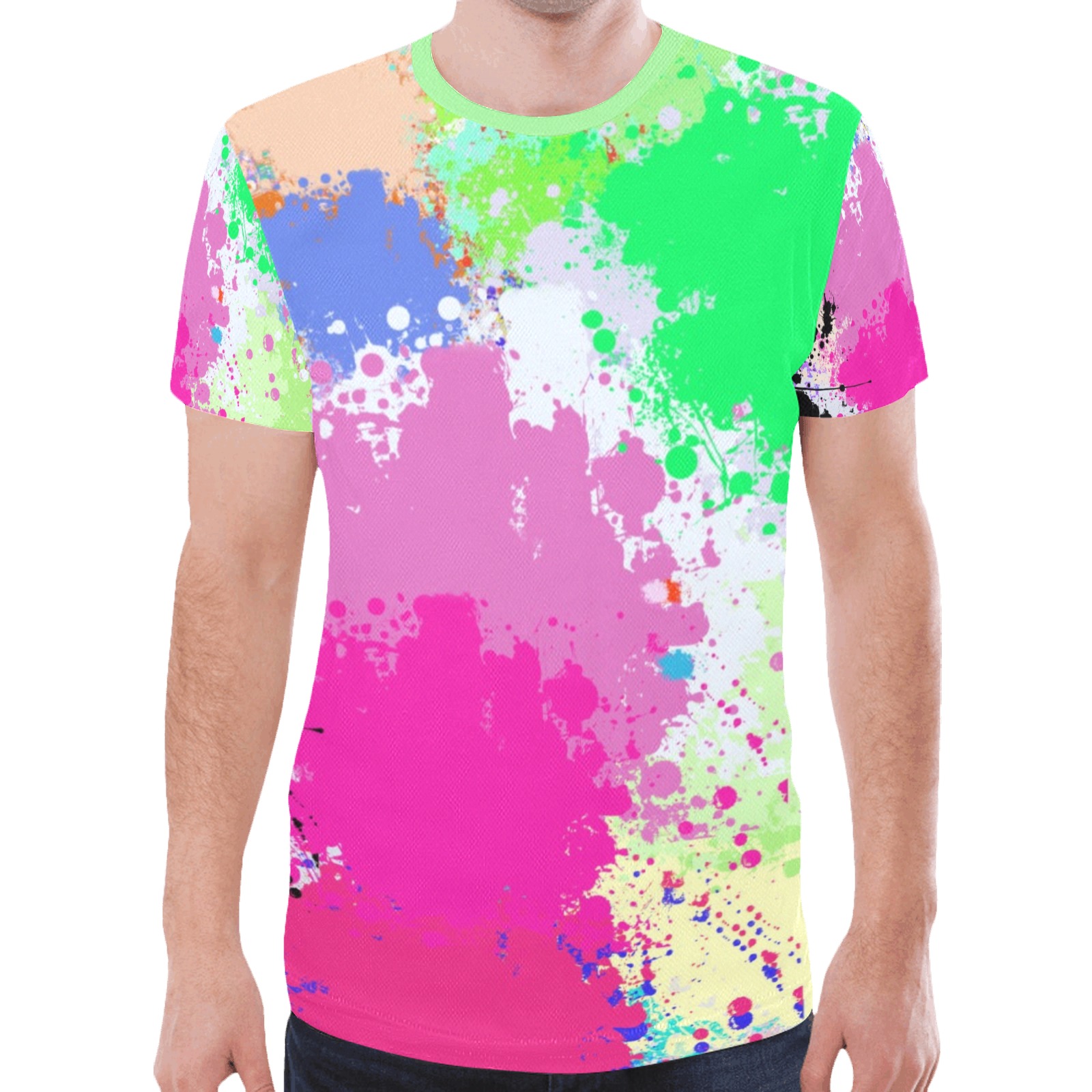 painted mind New All Over Print T-shirt for Men (Model T45)