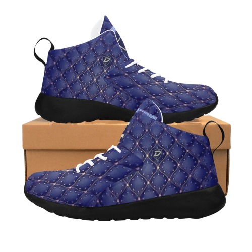 DIONIO - Men's Hi-Top GALVADON (Blue Purple) Men's Chukka Training Shoes (Model 57502)