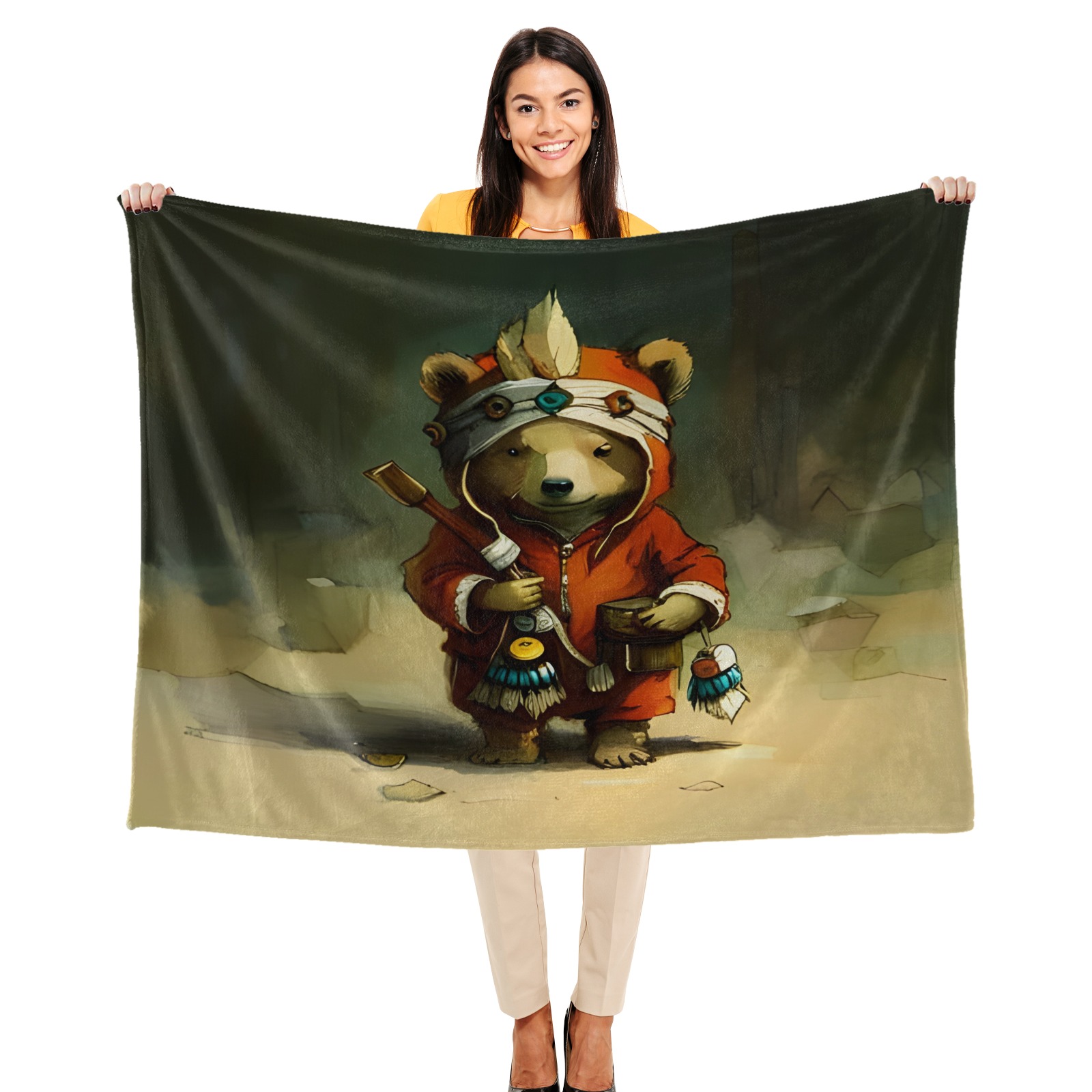 Little Bears 1 Ultra-Soft Micro Fleece Blanket 50"x40"