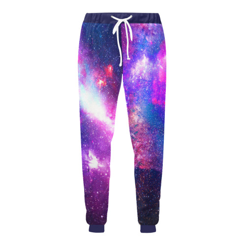 Mystical fantasy deep galaxy space - Interstellar cosmic dust Men's All Over Print Sweatpants (Model L11)