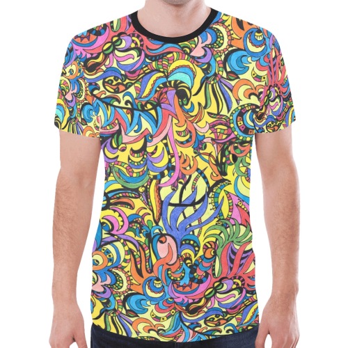 Mariana Trench New All Over Print T-shirt for Men (Model T45)
