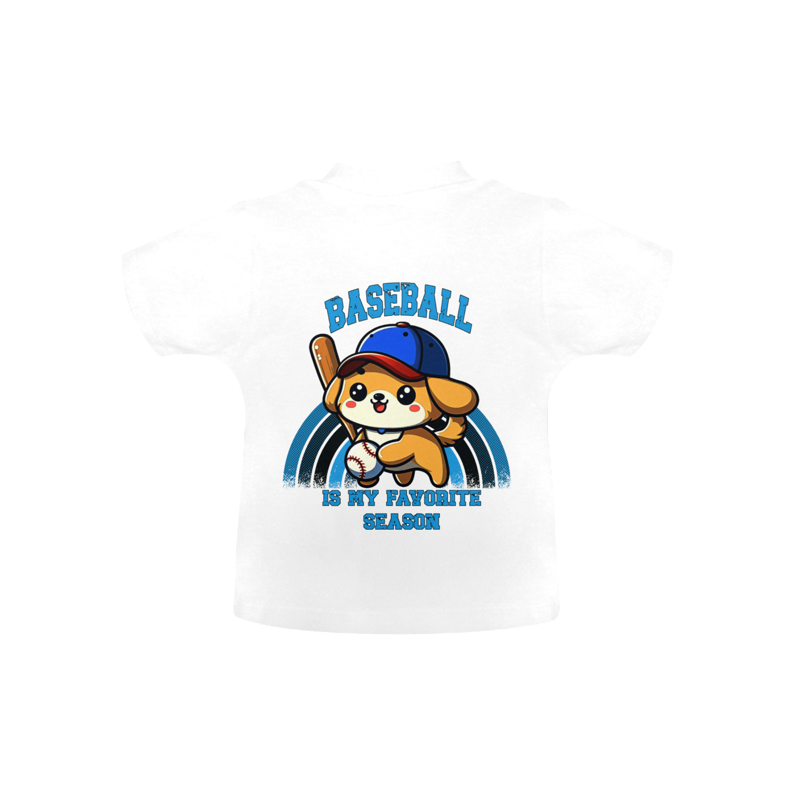 Baseball Is My Favorite Season Baby Classic T-Shirt (Model T30)