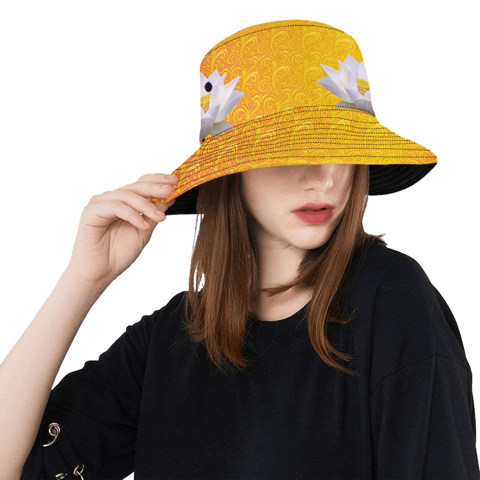 Lotus Dreams Unisex Summer Bucket Hat